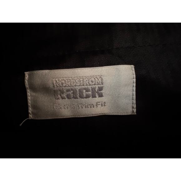 New NORDSTROM RACK Men's Black Extra Trim Fit Pant Size 40W/30L - Picture 4 of 6